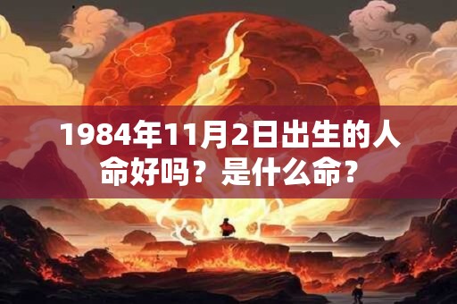 1984年11月2日出生的人命好吗？是什么命？