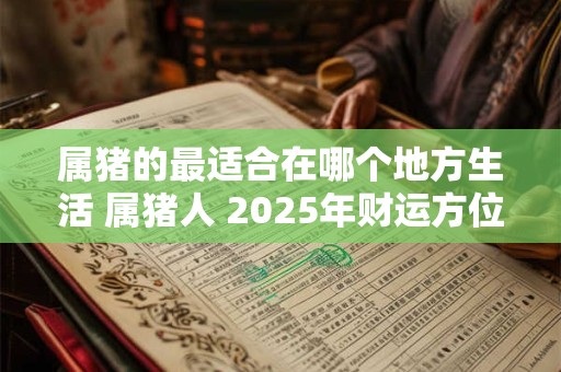 属猪的最适合在哪个地方生活 属猪人 2025年财运方位