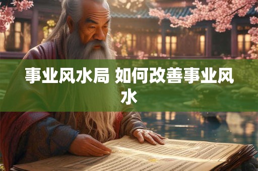 事业风水局 如何改善事业风水