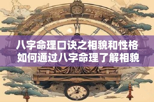 八字命理口诀之相貌和性格 如何通过八字命理了解相貌和性格