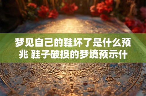梦见自己的鞋坏了是什么预兆 鞋子破损的梦境预示什么