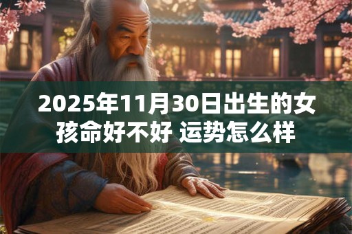 2025年11月30日出生的女孩命好不好 运势怎么样
