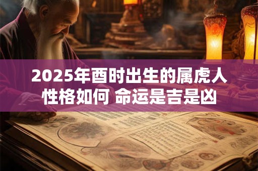 2025年酉时出生的属虎人性格如何 命运是吉是凶