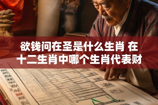 欲钱问在圣是什么生肖 在十二生肖中哪个生肖代表财富和金钱