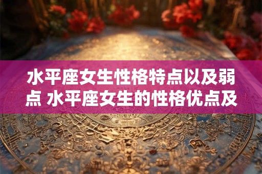 水平座女生性格特点以及弱点 水平座女生的性格优点及缺点是什么