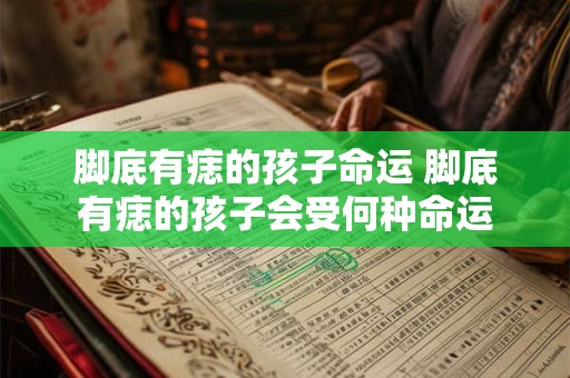 脚底有痣的孩子命运 脚底有痣的孩子会受何种命运