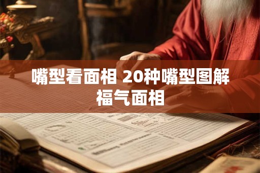 嘴型看面相 20种嘴型图解福气面相
