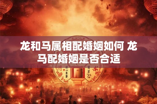 龙和马属相配婚姻如何 龙马配婚姻是否合适