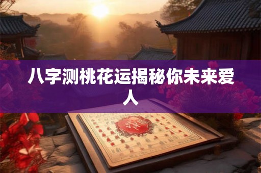 八字测桃花运揭秘你未来爱人