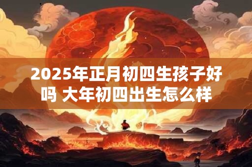 2025年正月初四生孩子好吗 大年初四出生怎么样