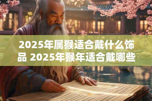 2025年属猴适合戴什么饰品 2025年猴年适合戴哪些饰品 2025年属猴适合戴什么饰品 2025年猴年适合戴哪些饰品