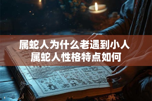 属蛇人为什么老遇到小人 属蛇人性格特点如何