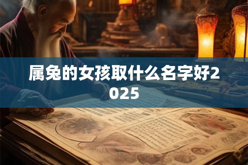 属兔的女孩取什么名字好2025