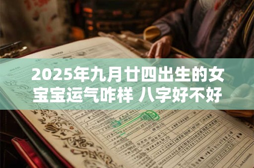 2025年九月廿四出生的女宝宝运气咋样 八字好不好