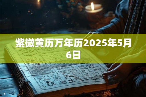 紫微黄历万年历2025年5月6日