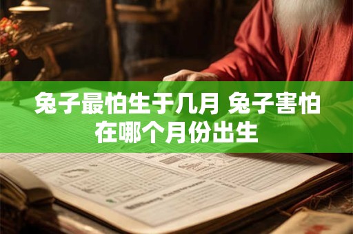 兔子最怕生于几月 兔子害怕在哪个月份出生