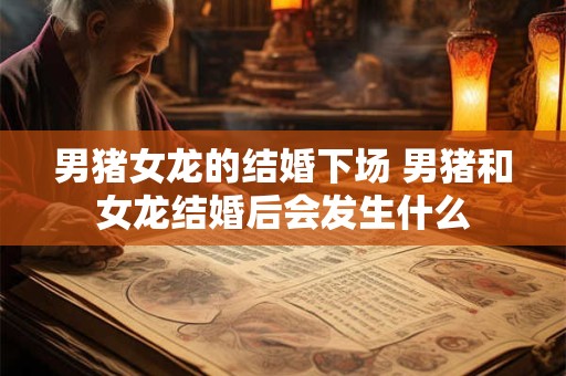 男猪女龙的结婚下场 男猪和女龙结婚后会发生什么