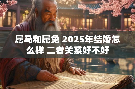 属马和属兔 2025年结婚怎么样 二者关系好不好