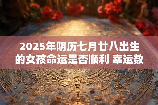 2025年阴历七月廿八出生的女孩命运是否顺利 幸运数字是什么