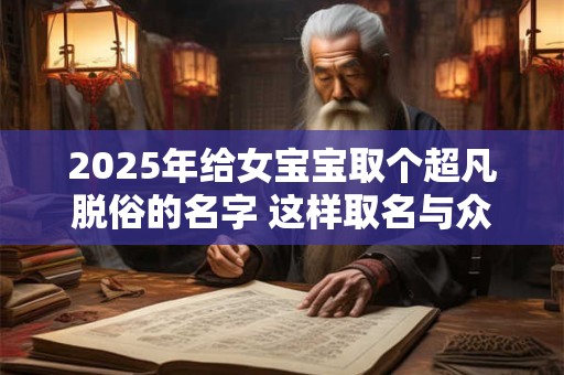 2026年给女宝宝取个超凡脱俗的名字 这样取名与众不同
