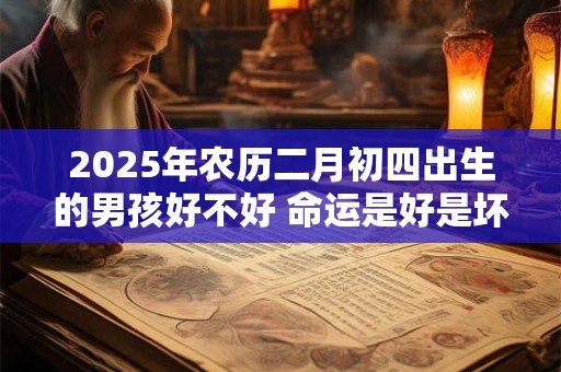 2025年农历二月初四出生的男孩好不好 命运是好是坏