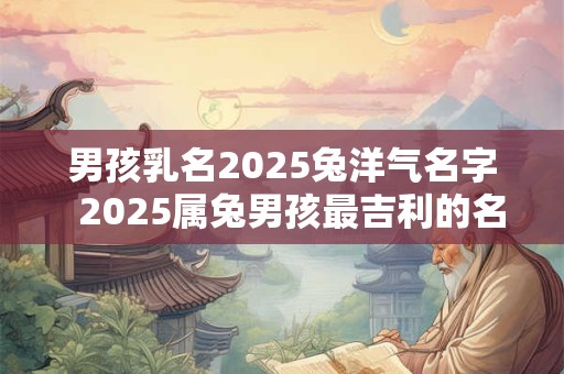 男孩乳名2025兔洋气名字  2025属兔男孩最吉利的名字