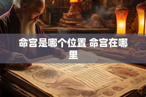 命宫是哪个位置 命宫在哪里