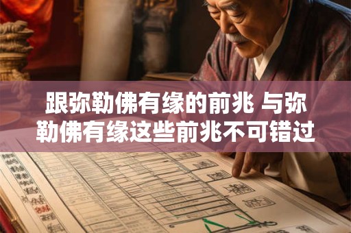 跟弥勒佛有缘的前兆 与弥勒佛有缘这些前兆不可错过