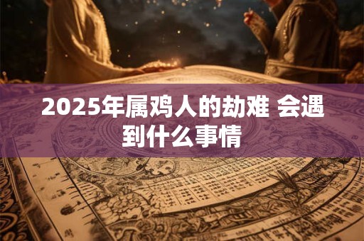 2025年属鸡人的劫难 会遇到什么事情