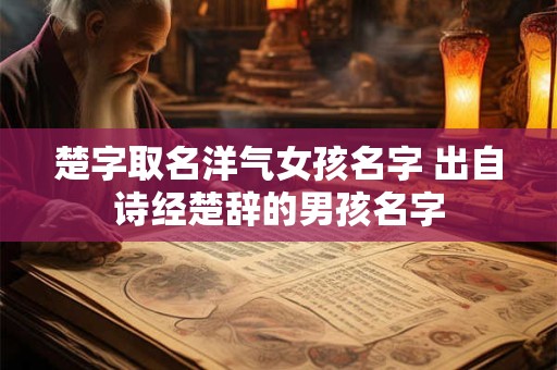 楚字取名洋气女孩名字 出自诗经楚辞的男孩名字