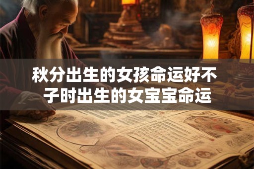 秋分出生的女孩命运好不 子时出生的女宝宝命运