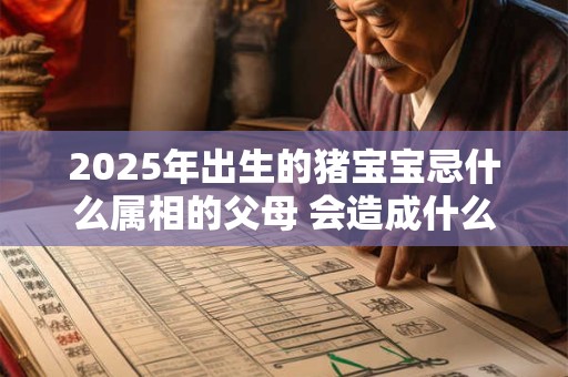 2025年出生的猪宝宝忌什么属相的父母 会造成什么影响