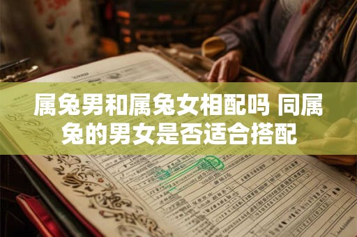 属兔男和属兔女相配吗 同属兔的男女是否适合搭配