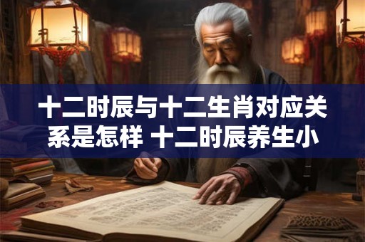 十二时辰与十二生肖对应关系是怎样 十二时辰养生小知识