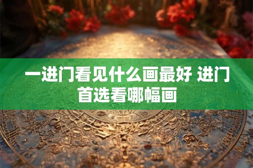 一进门看见什么画最好 进门首选看哪幅画
