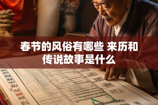 春节的风俗有哪些 来历和传说故事是什么