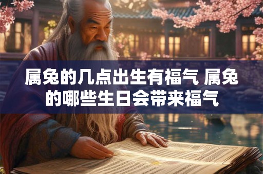 属兔的几点出生有福气 属兔的哪些生日会带来福气