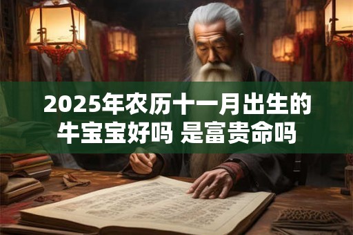 2025年农历十一月出生的牛宝宝好吗 是富贵命吗 2025年农历十一月出生的牛宝宝好吗 是富贵命吗