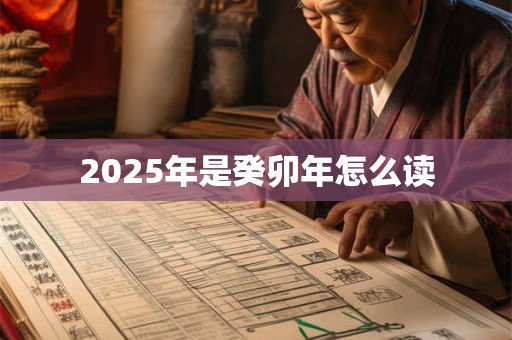 2025年是癸卯年怎么读