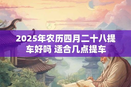 2025年农历四月二十八提车好吗 适合几点提车