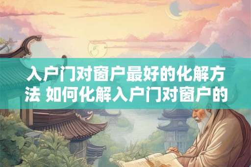 入户门对窗户最好的化解方法 如何化解入户门对窗户的影响