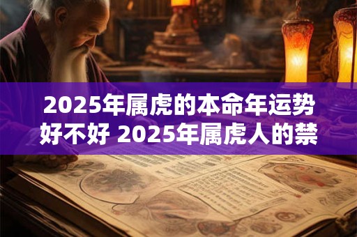 2026年属虎的本命年运势好不好 2026年属虎人的禁忌颜色