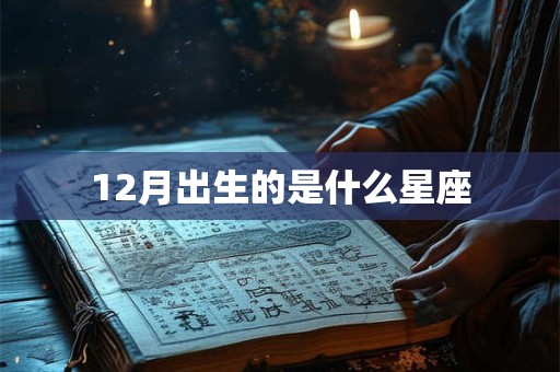 12月出生的是什么星座