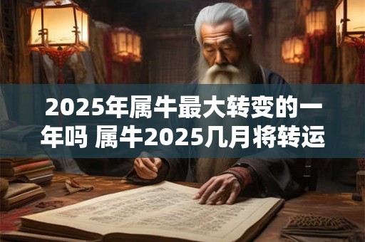 2025年属牛最大转变的一年吗 属牛2025几月将转运 2025年属牛最大转变的一年吗 属牛2025几月将转运