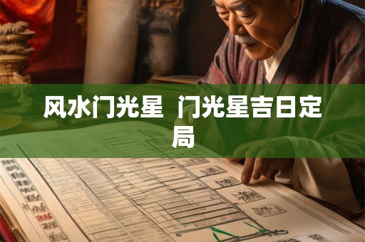 风水门光星  门光星吉日定局
