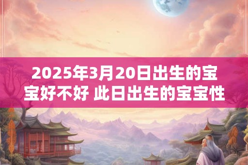 2025年3月20日出生的宝宝好不好 此日出生的宝宝性格