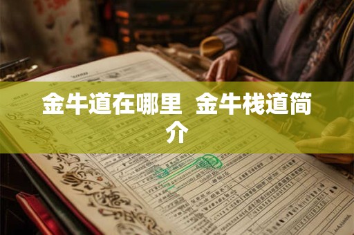 金牛道在哪里  金牛栈道简介