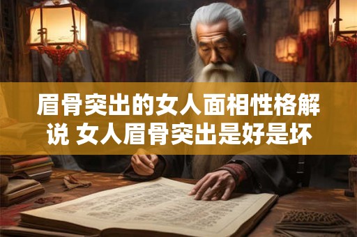 眉骨突出的女人面相性格解说 女人眉骨突出是好是坏