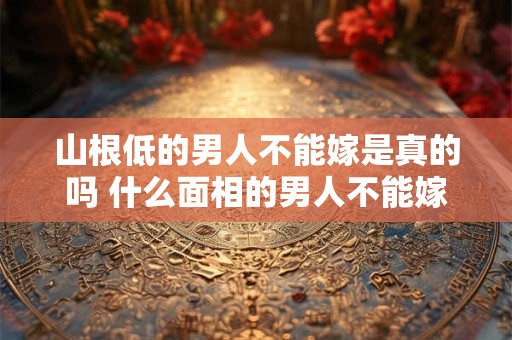 山根低的男人不能嫁是真的吗 什么面相的男人不能嫁