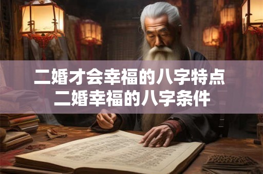 二婚才会幸福的八字特点 二婚幸福的八字条件